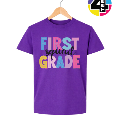 First Grade Color Pop Youth Tee