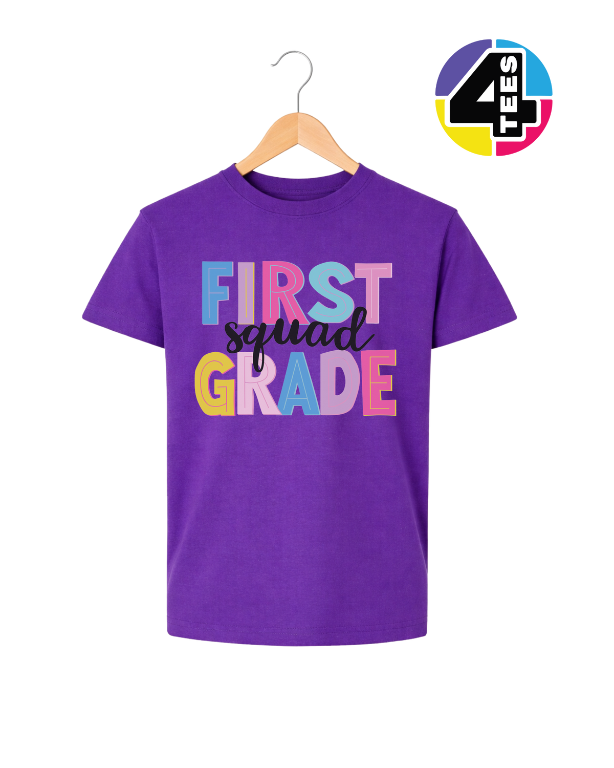 First Grade Color Pop Youth Tee