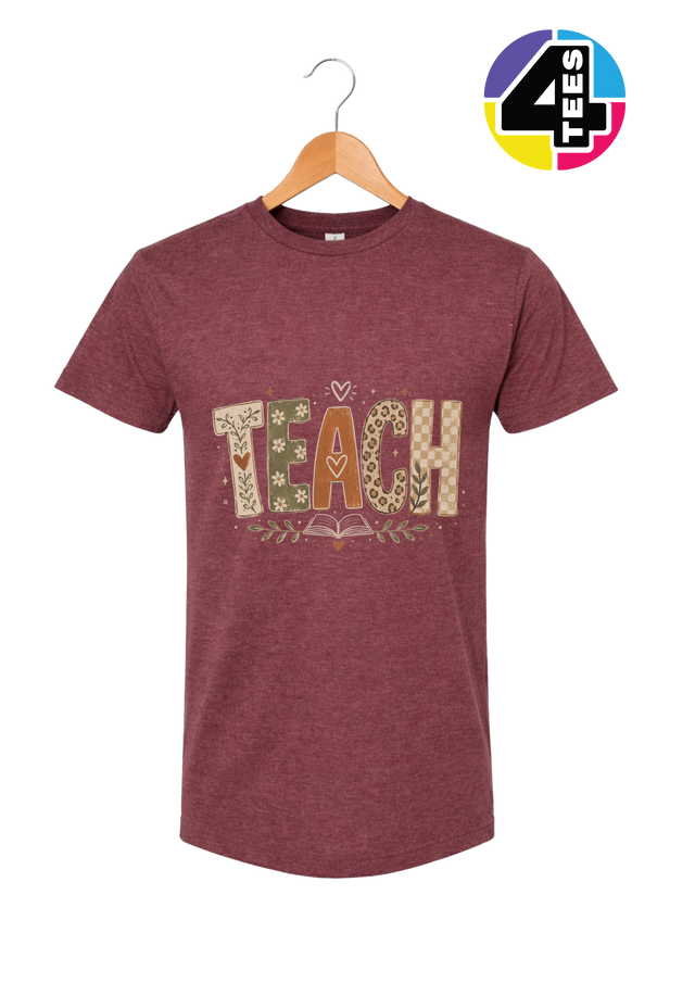 Boho Autumn Teach Tee