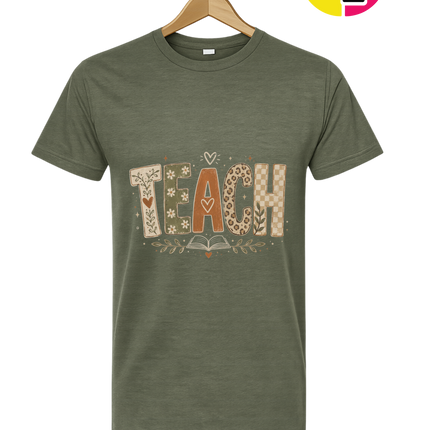 Boho Autumn Teach Tee