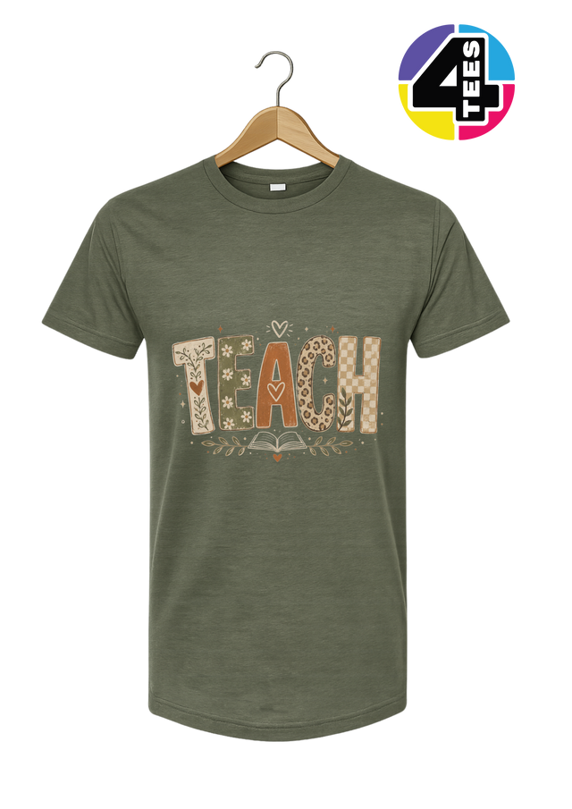 Boho Autumn Teach Tee