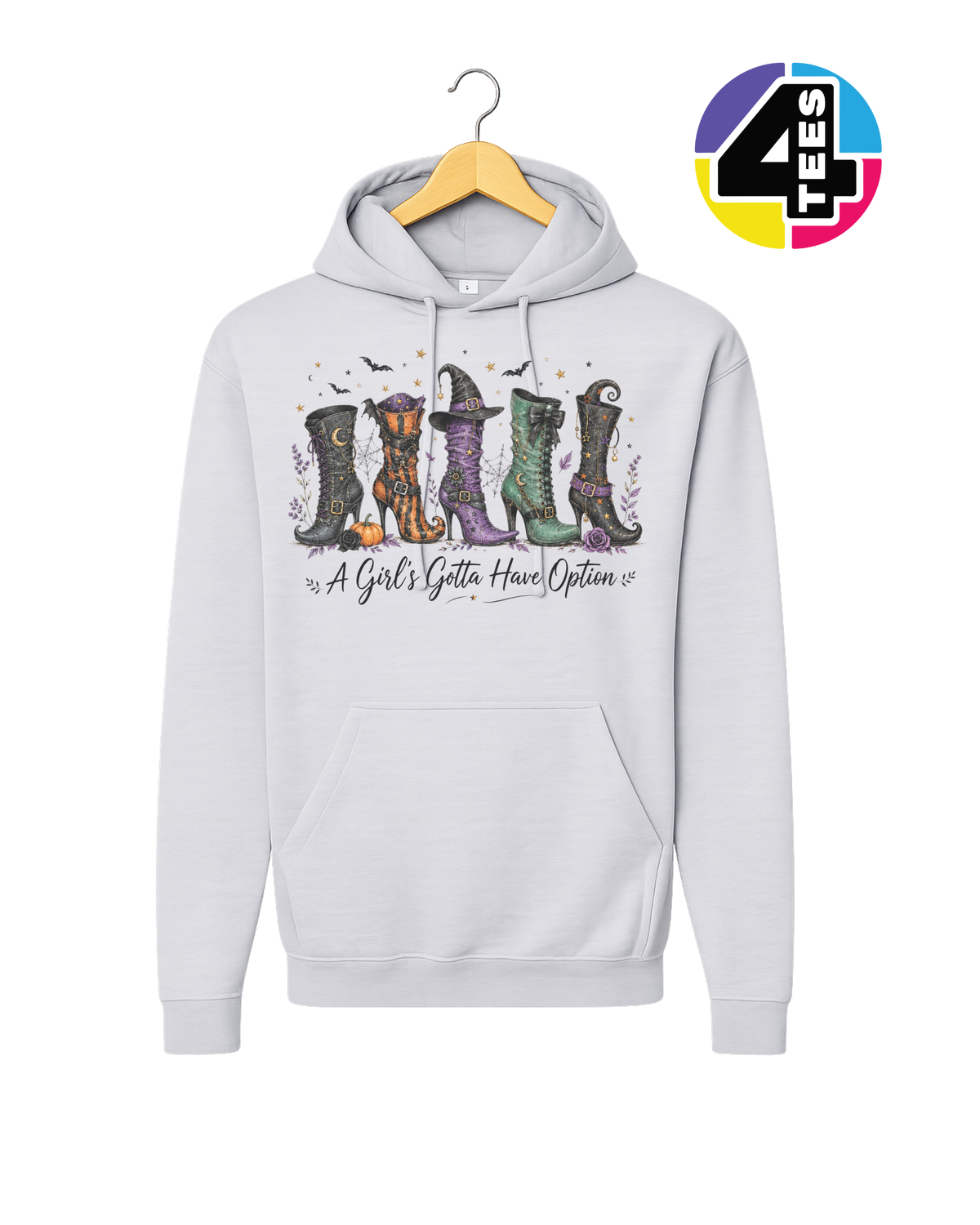 Witchy Boots & Spooky Vibes Hoodie