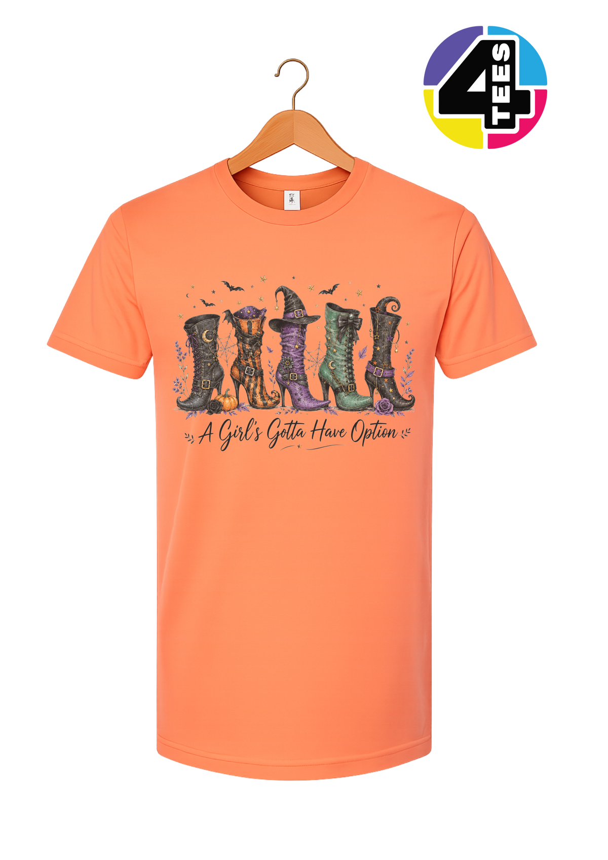 Witchy Boots & Spooky Vibes Tee
