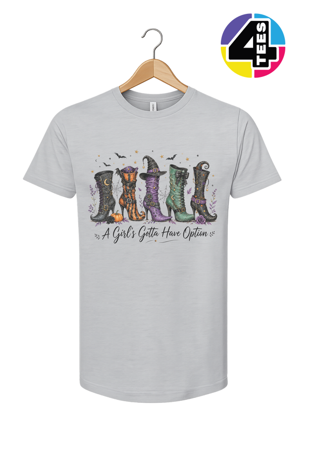 Witchy Boots & Spooky Vibes Tee
