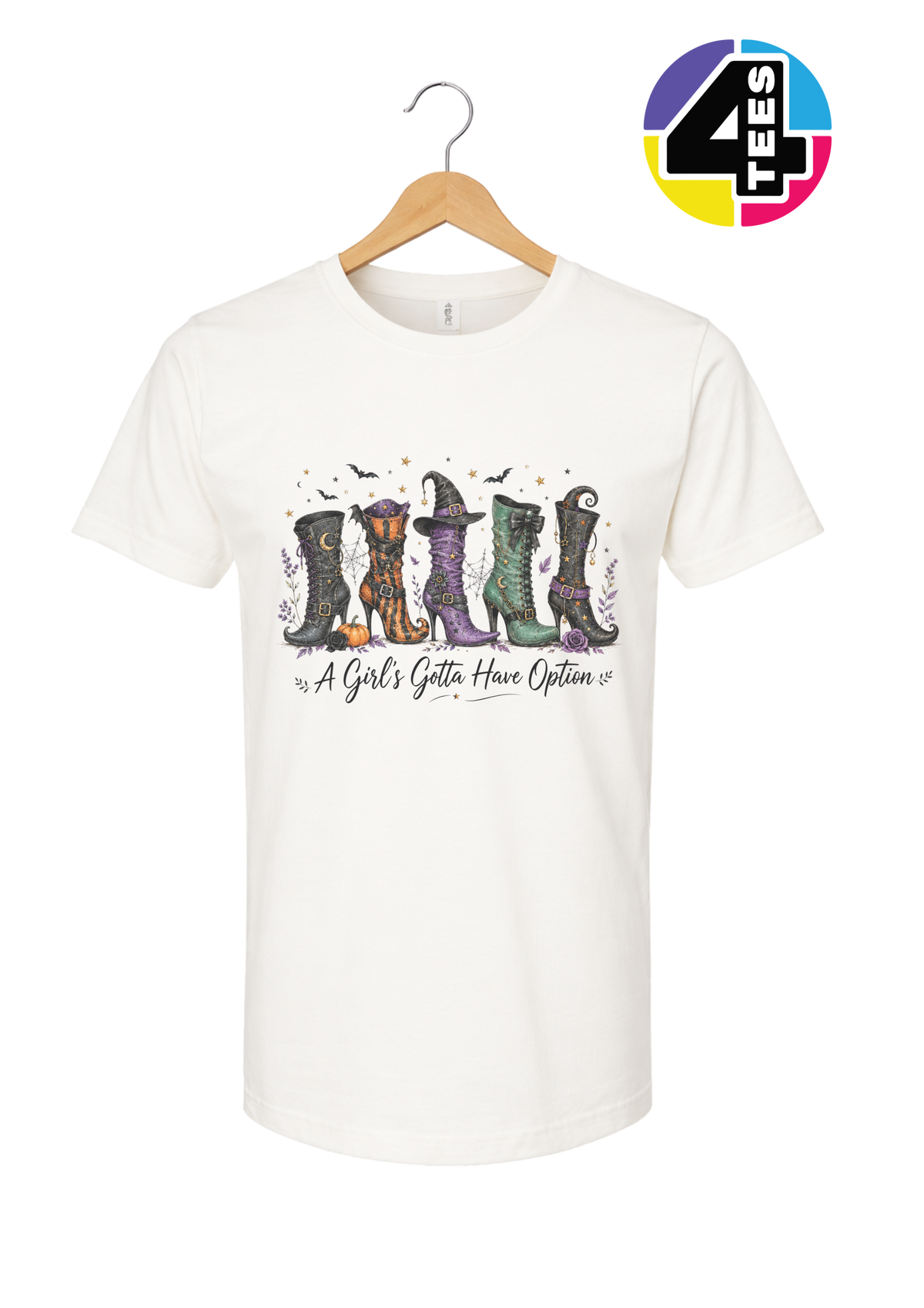 Witchy Boots & Spooky Vibes Tee