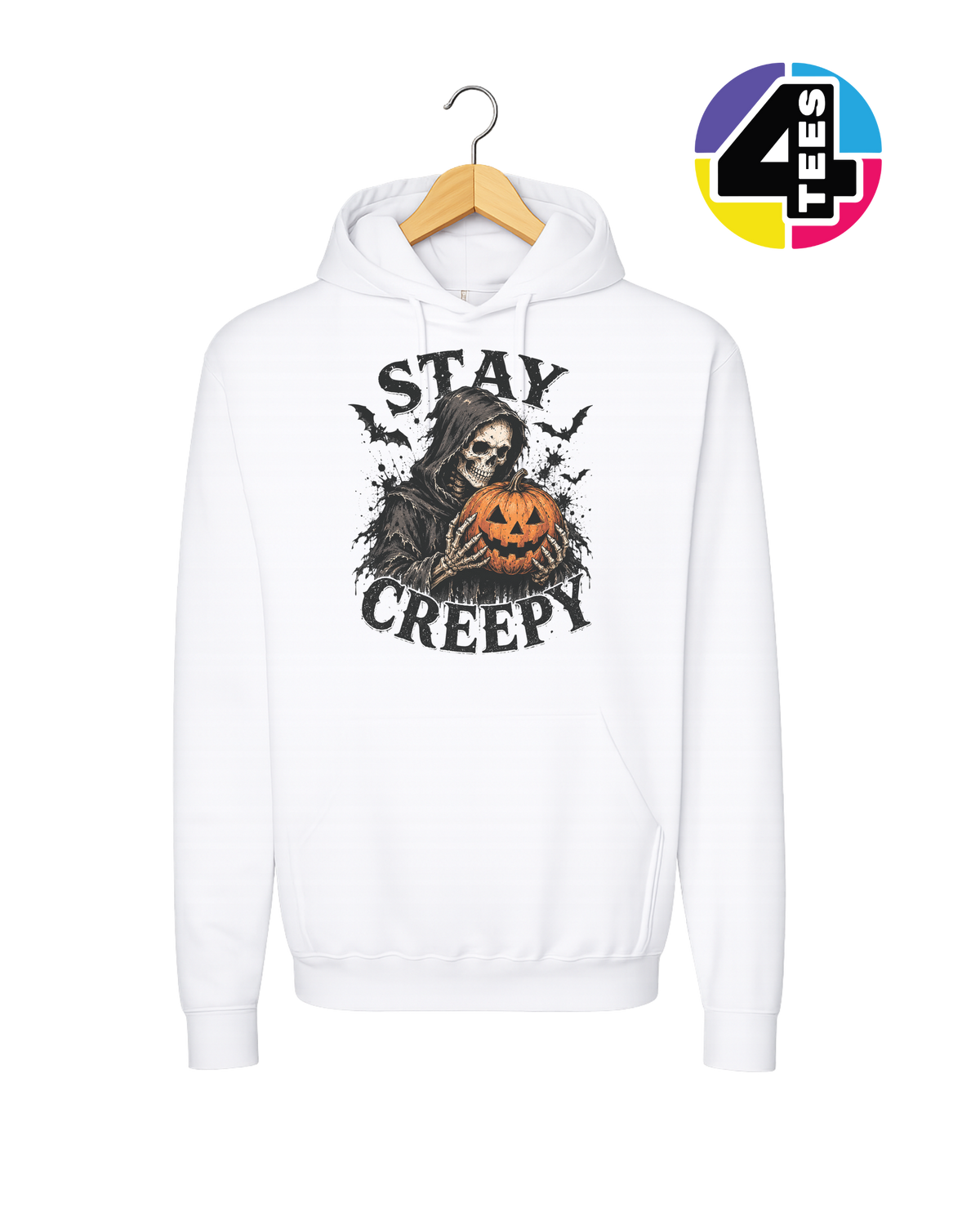 Stay Creepy Pumpkin Reaper Hoodie