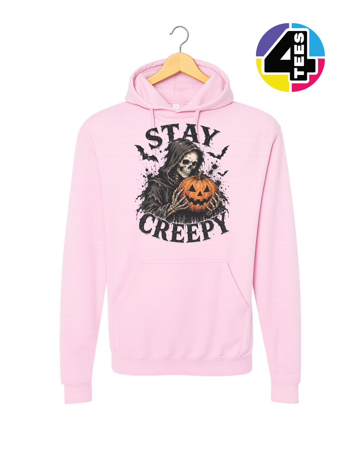 Stay Creepy Pumpkin Reaper Hoodie