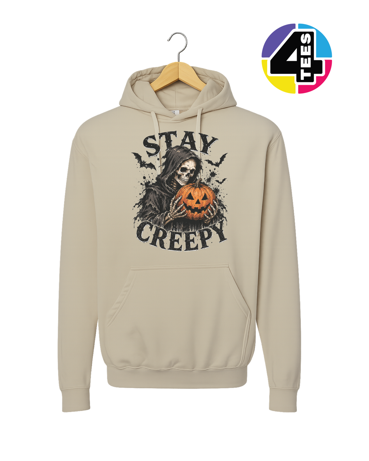 Stay Creepy Pumpkin Reaper Hoodie