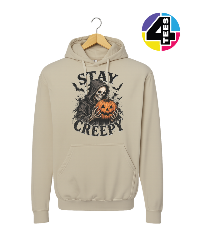 Stay Creepy Pumpkin Reaper Hoodie