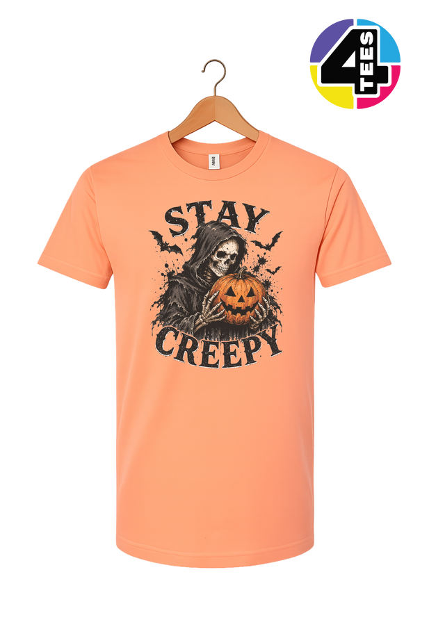Stay Creepy Pumpkin Reaper Tee