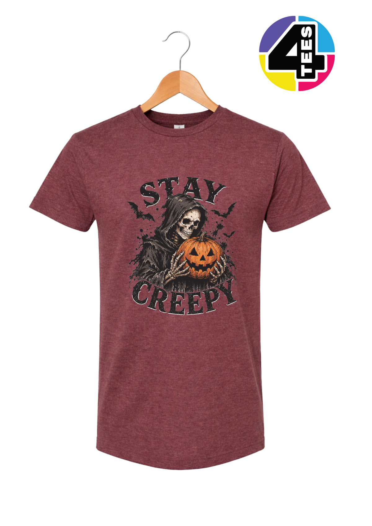Stay Creepy Pumpkin Reaper Tee