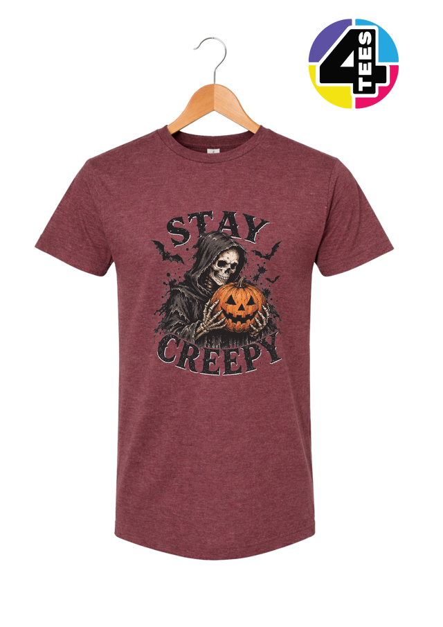 Stay Creepy Pumpkin Reaper Tee