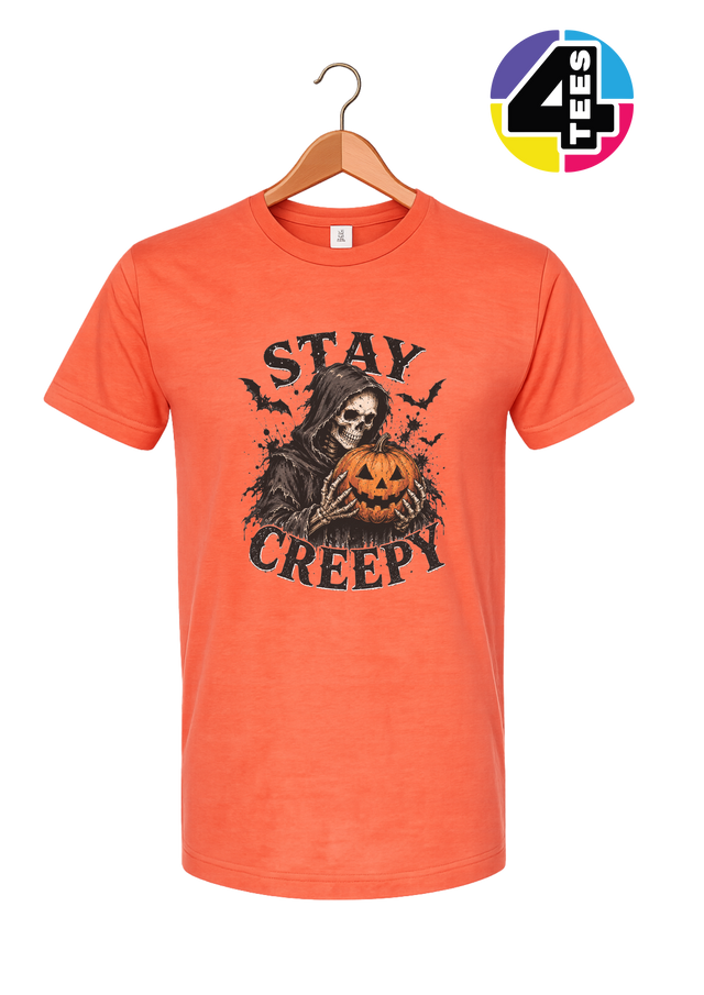 Stay Creepy Pumpkin Reaper Tee