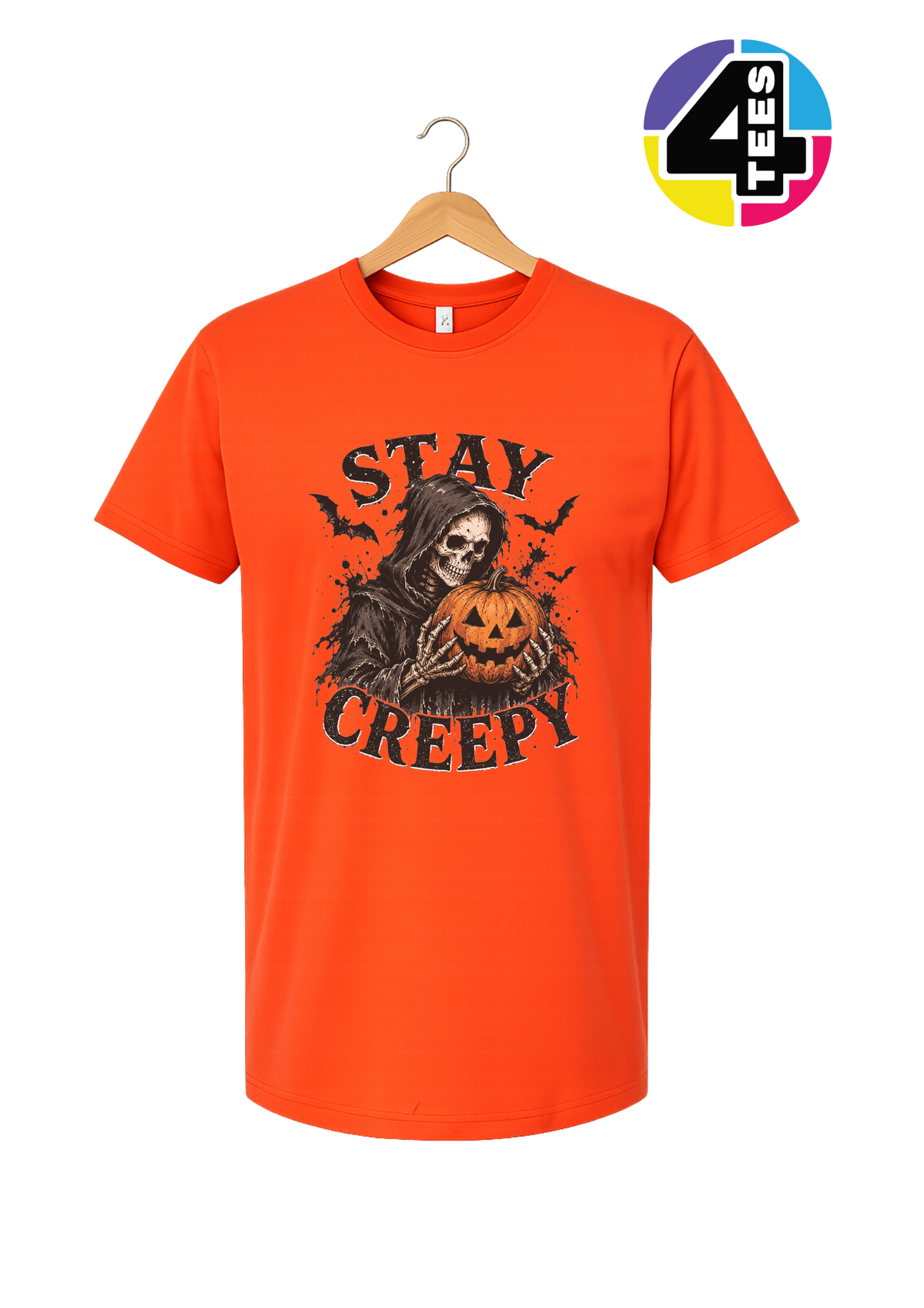 Stay Creepy Pumpkin Reaper Tee