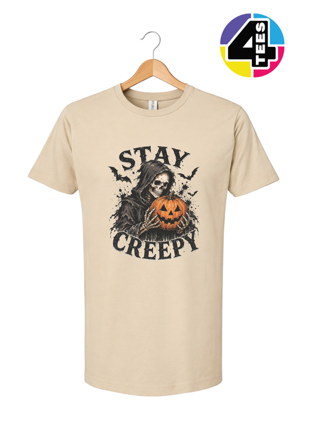 Stay Creepy Pumpkin Reaper Tee