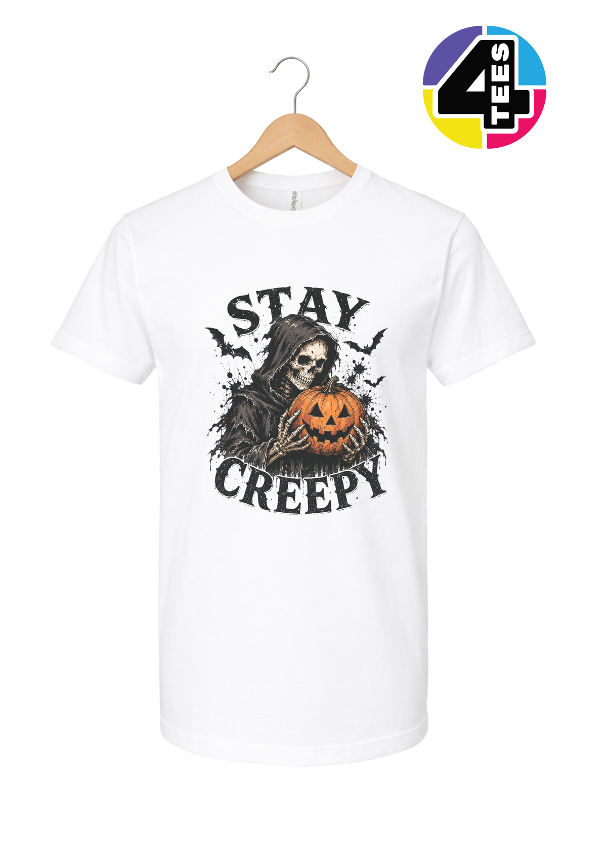 Stay Creepy Pumpkin Reaper Tee