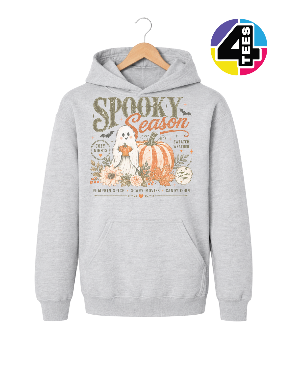 Cozy Spooky Season Youth Hoodie