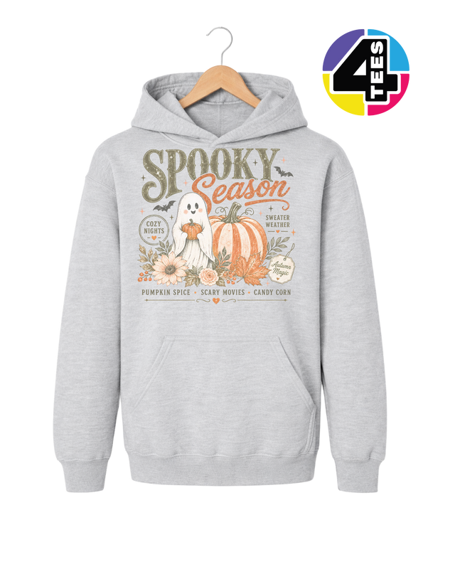 Cozy Spooky Season Youth Hoodie