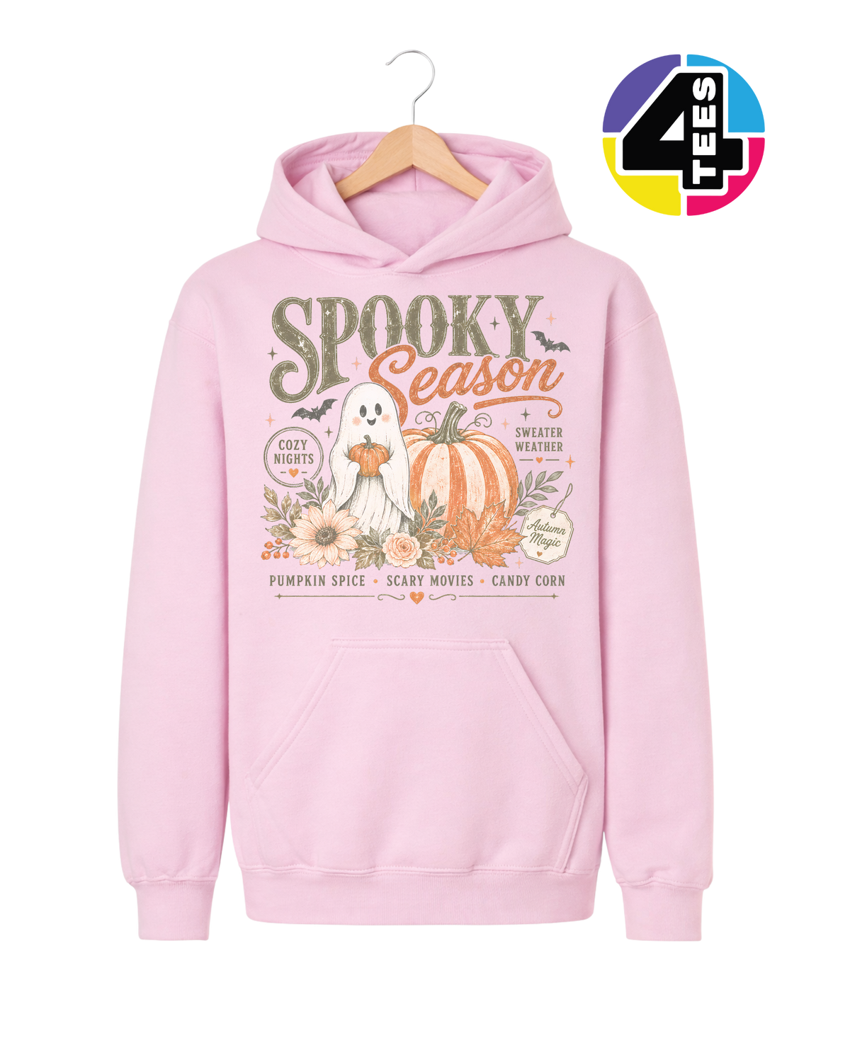 Cozy Spooky Season Youth Hoodie