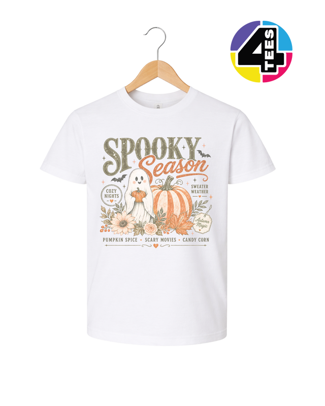 Cozy Spooky Season Youth Tee