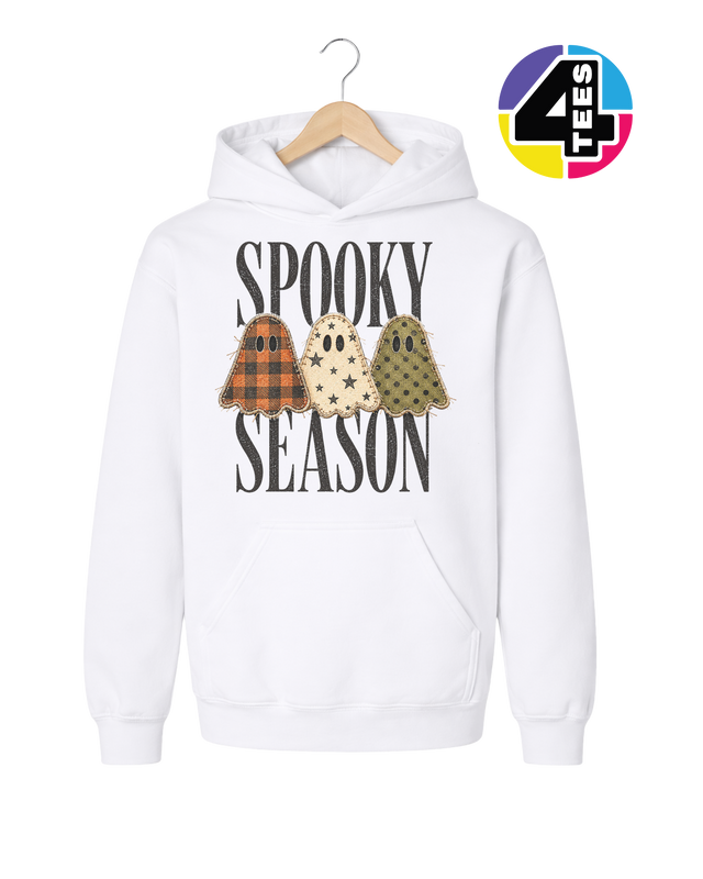 Spooky Season Patchwork Pals Youth Hoodie