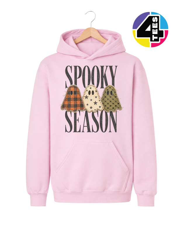 Spooky Season Patchwork Pals Youth Hoodie