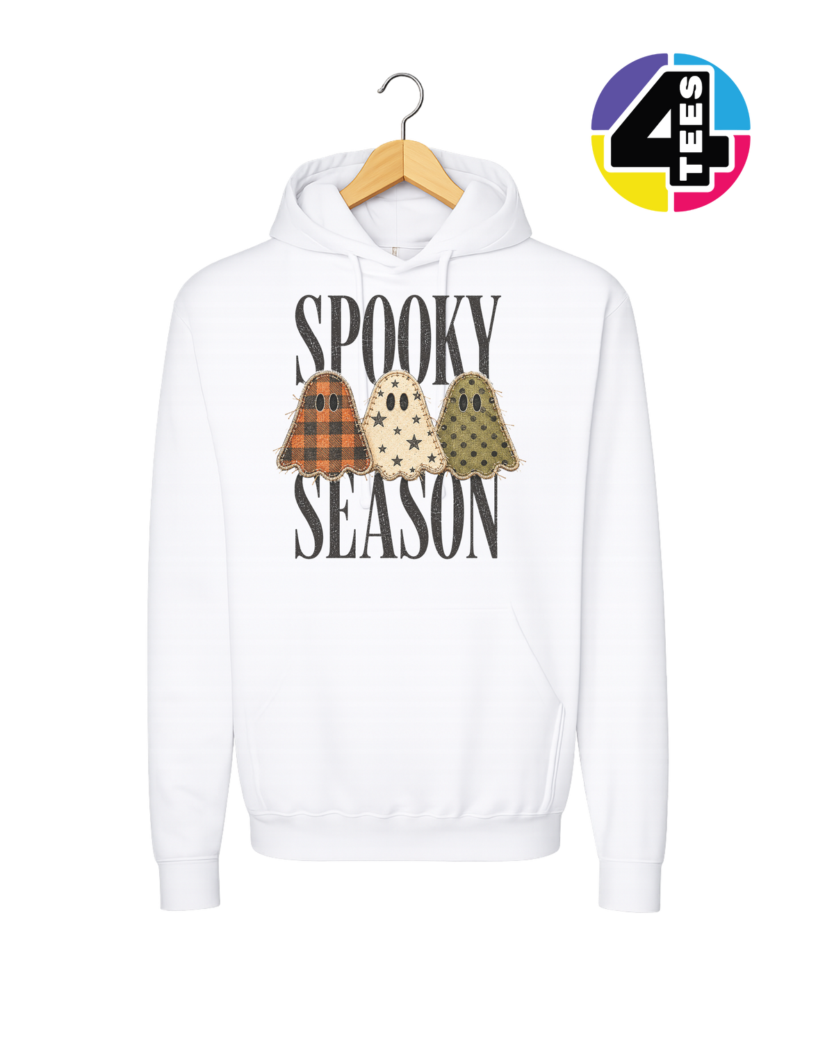 Spooky Season Patchwork Pals Hoodie