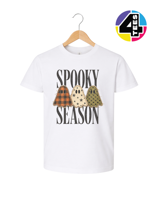 Spooky Season Patchwork Pals Youth Tee