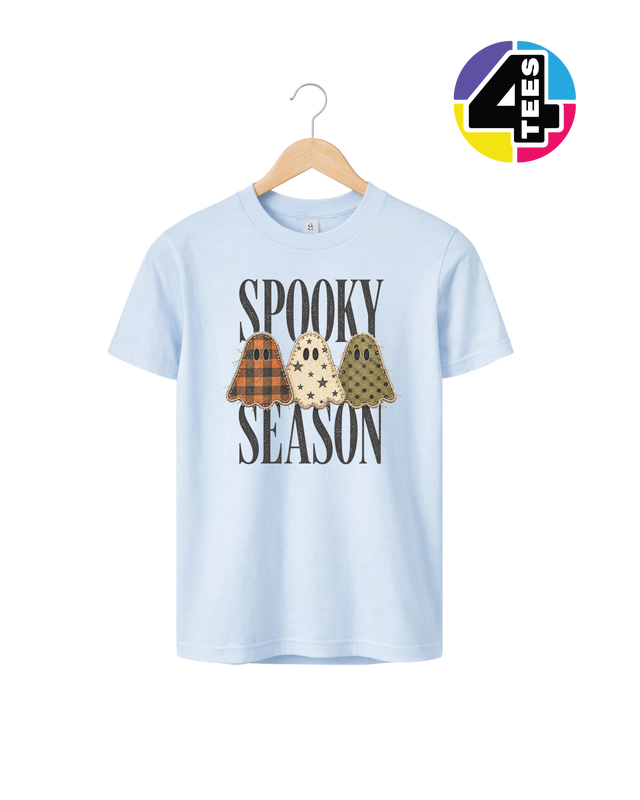 Spooky Season Patchwork Pals Youth Tee