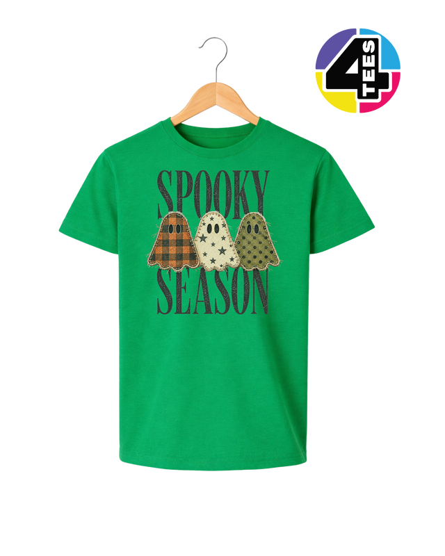 Spooky Season Patchwork Pals Youth Tee