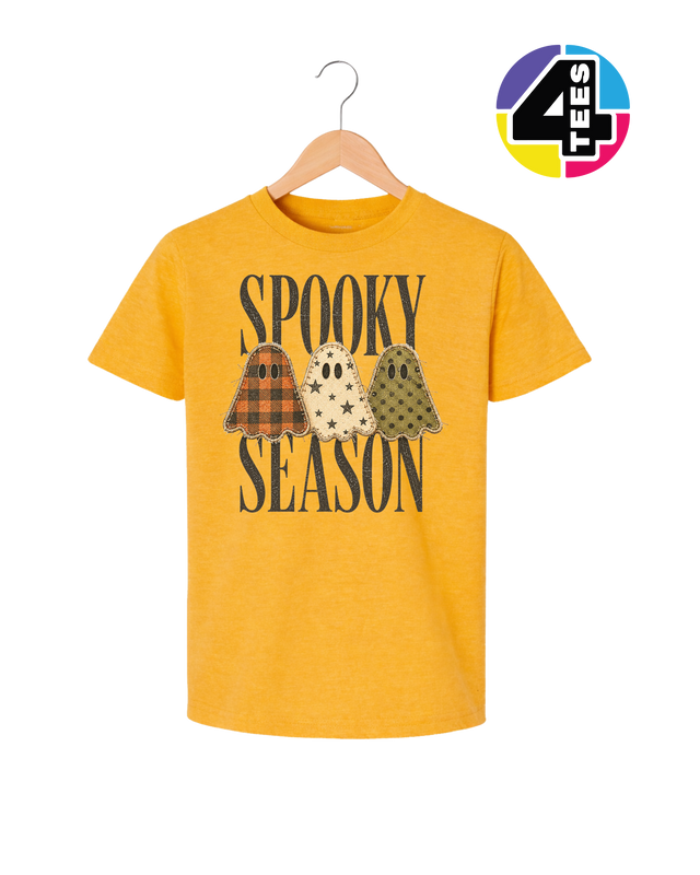 Spooky Season Patchwork Pals Youth Tee
