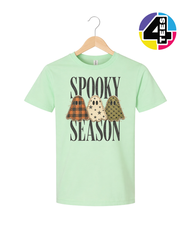 Spooky Season Patchwork Pals Youth Tee