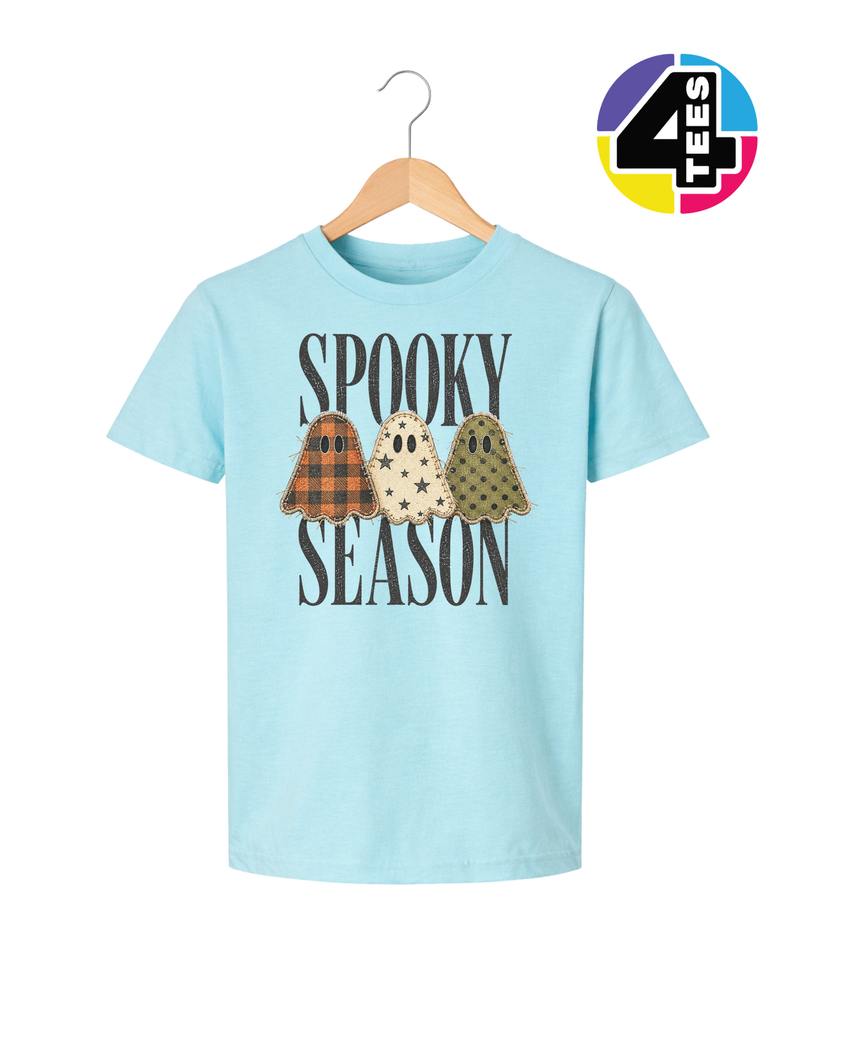 Spooky Season Patchwork Pals Youth Tee