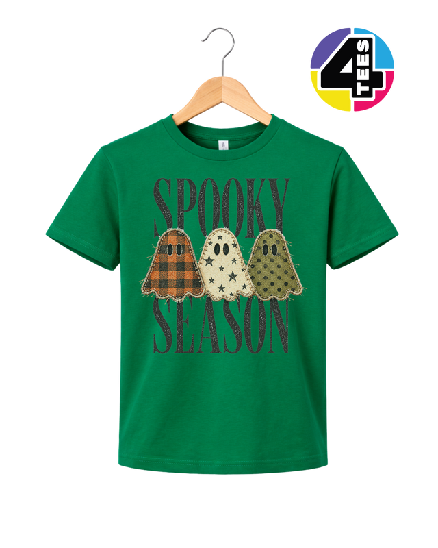 Spooky Season Patchwork Pals Youth Tee