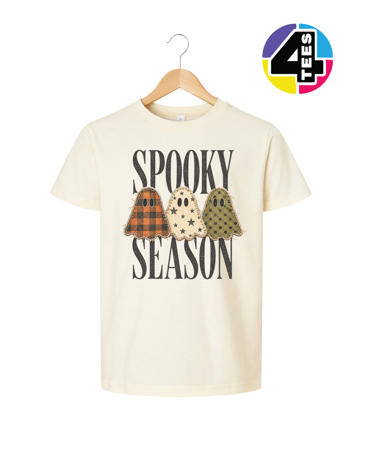 Spooky Season Patchwork Pals Youth Tee