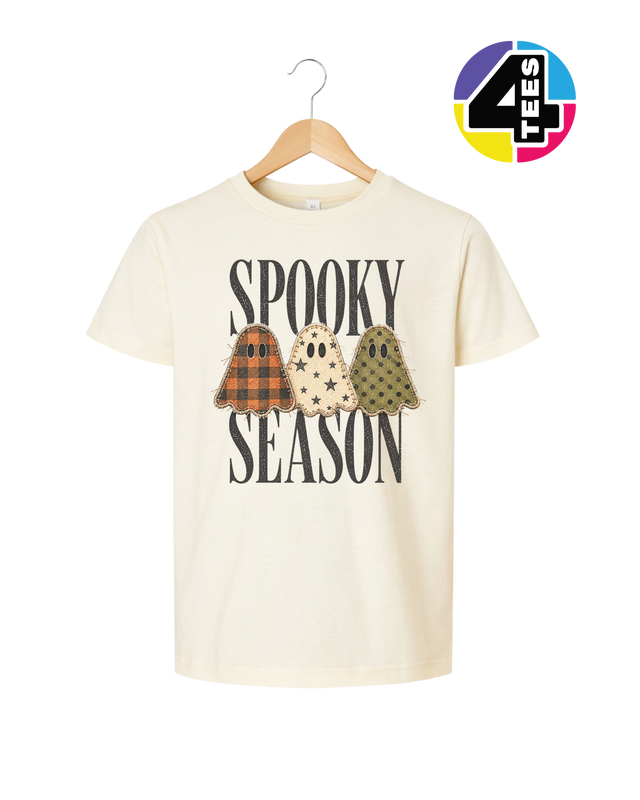 Spooky Season Patchwork Pals Youth Tee