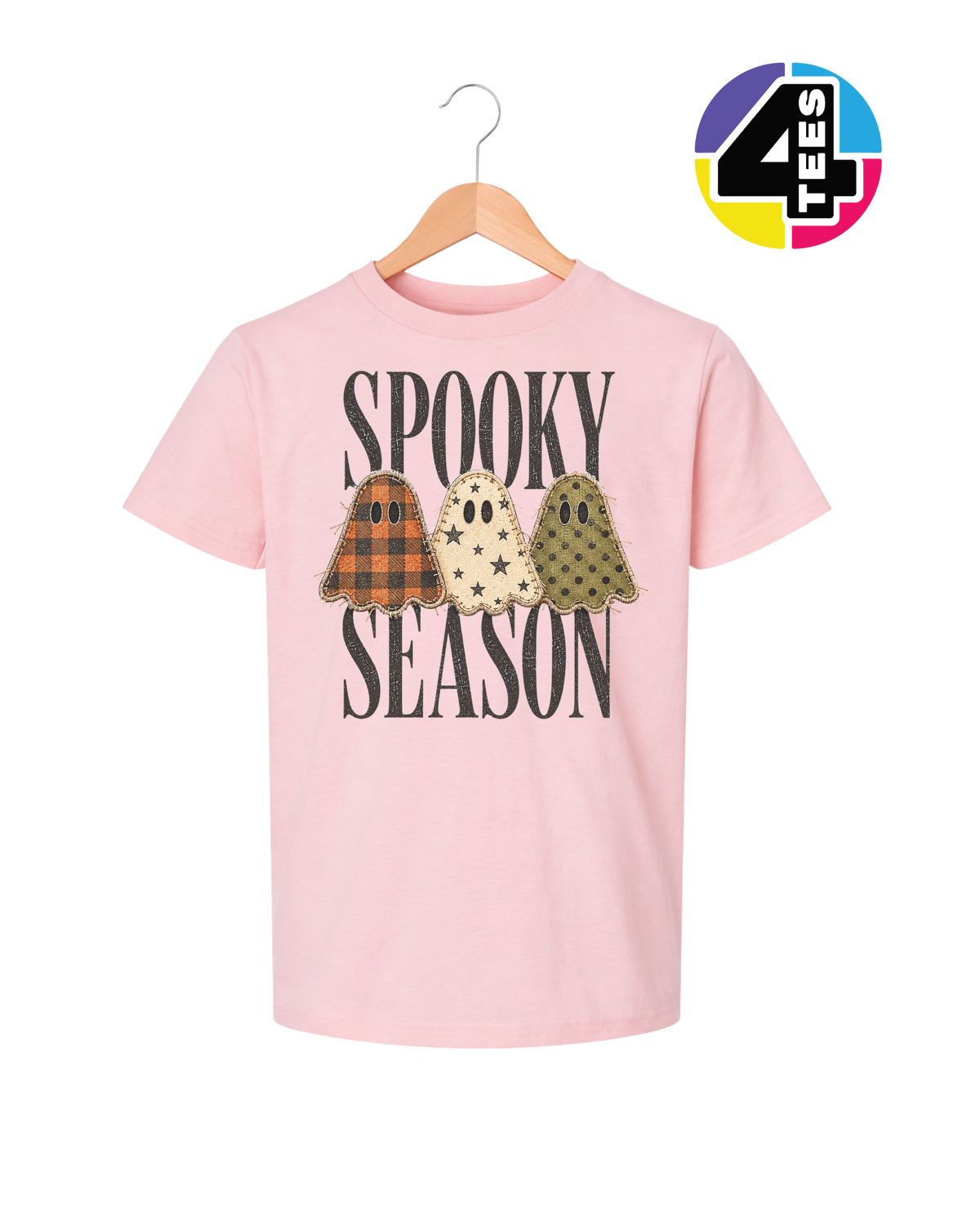 Spooky Season Patchwork Pals Youth Tee