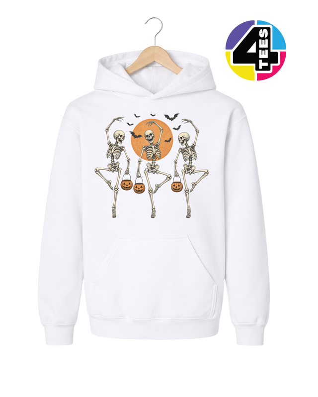 Skeleton Halloween Boogie Youth Hoodie