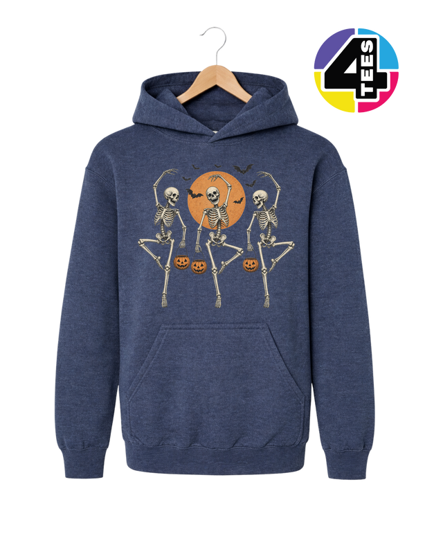 Skeleton Halloween Boogie Youth Hoodie