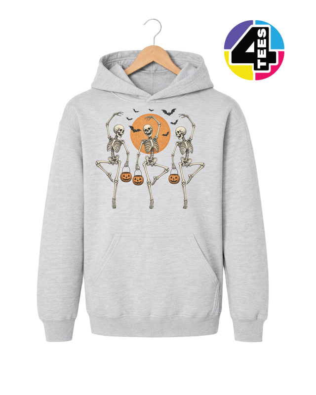 Skeleton Halloween Boogie Youth Hoodie