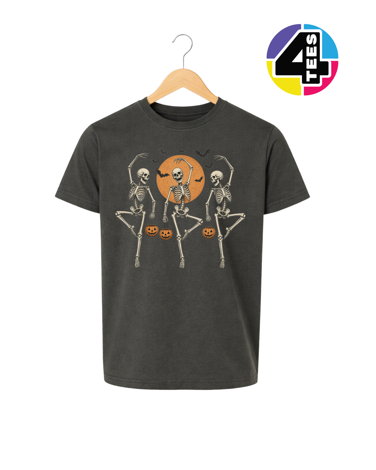 Skeleton Halloween Boogie Youth Tee