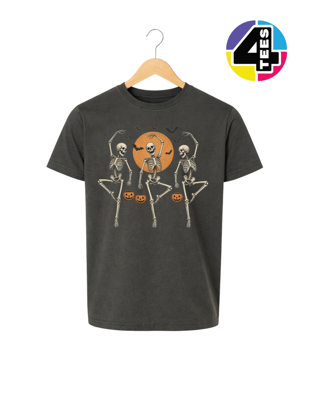 Skeleton Halloween Boogie Youth Tee