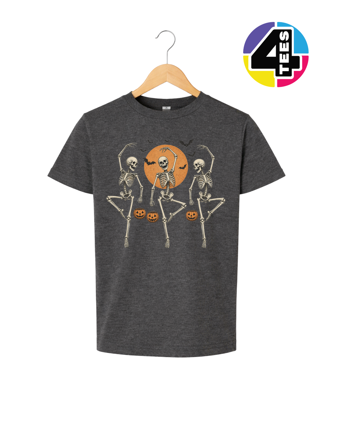 Skeleton Halloween Boogie Youth Tee
