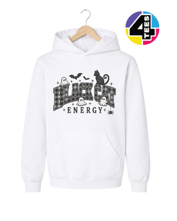 Black Cat Energy Youth Hoodie