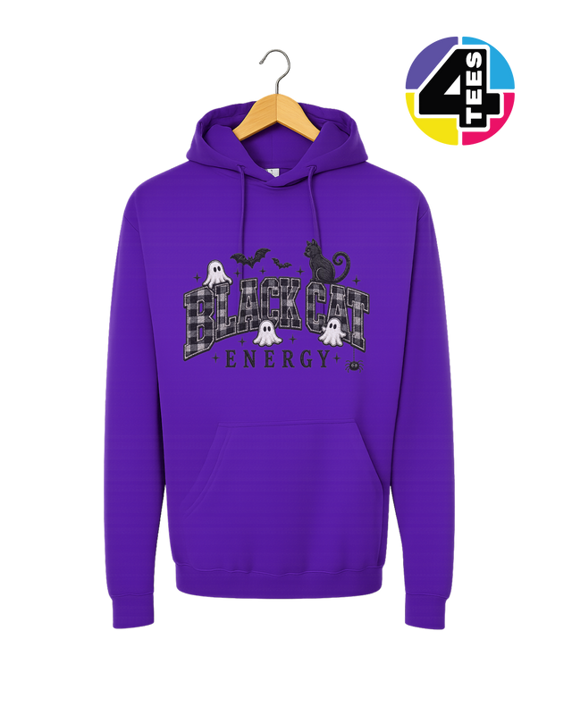 Black Cat Energy Hoodie