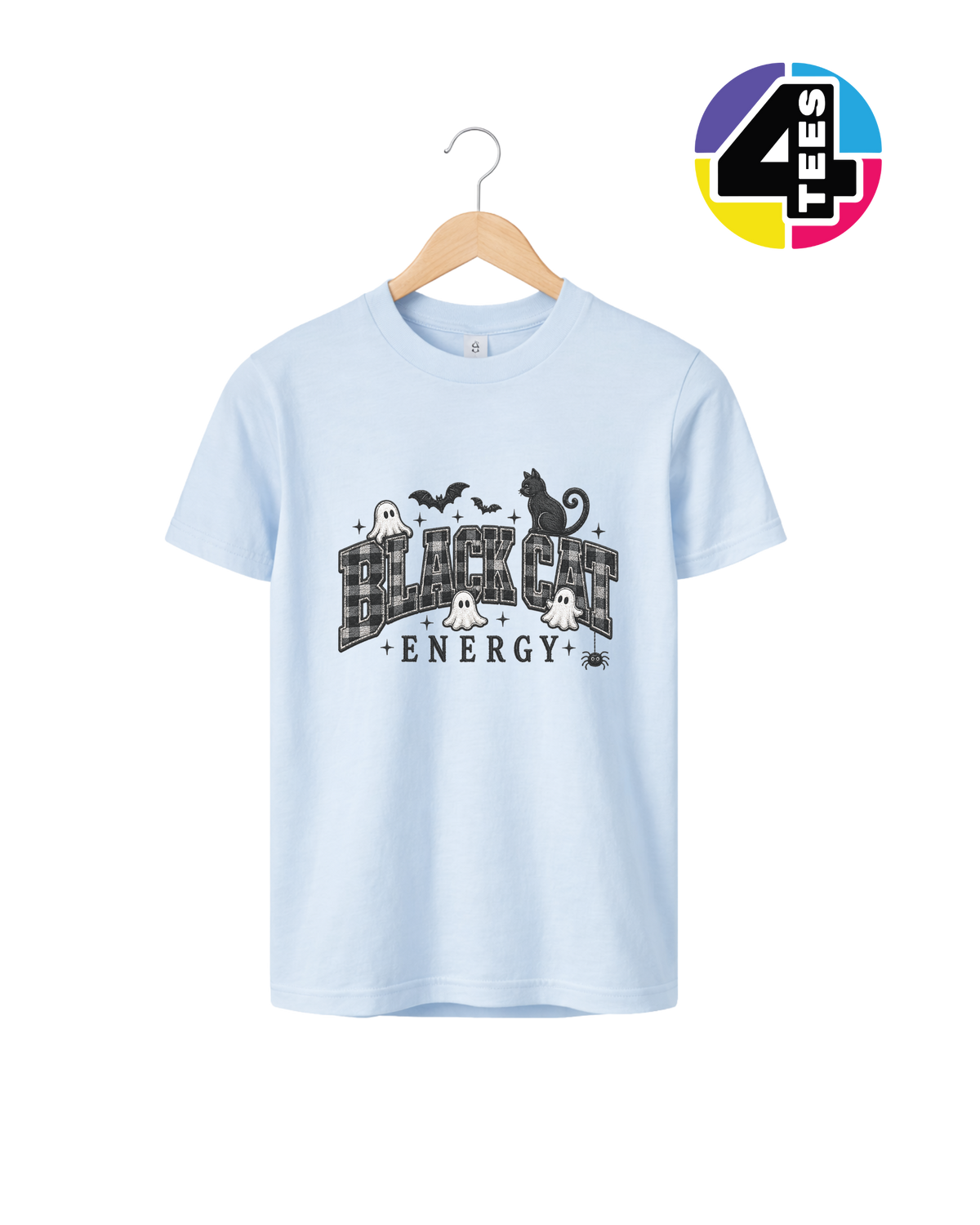 Black Cat Energy Youth Tee