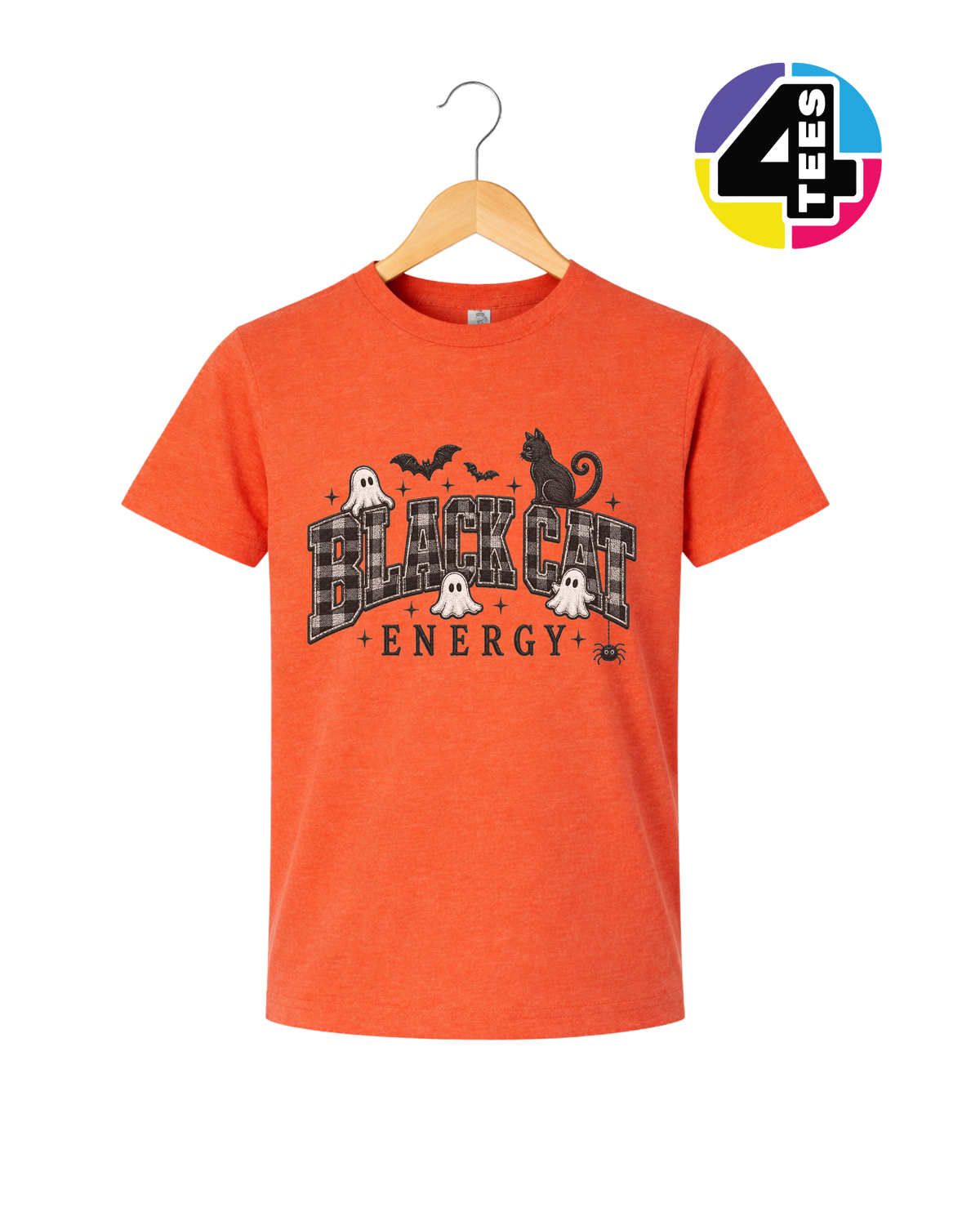 Black Cat Energy Youth Tee