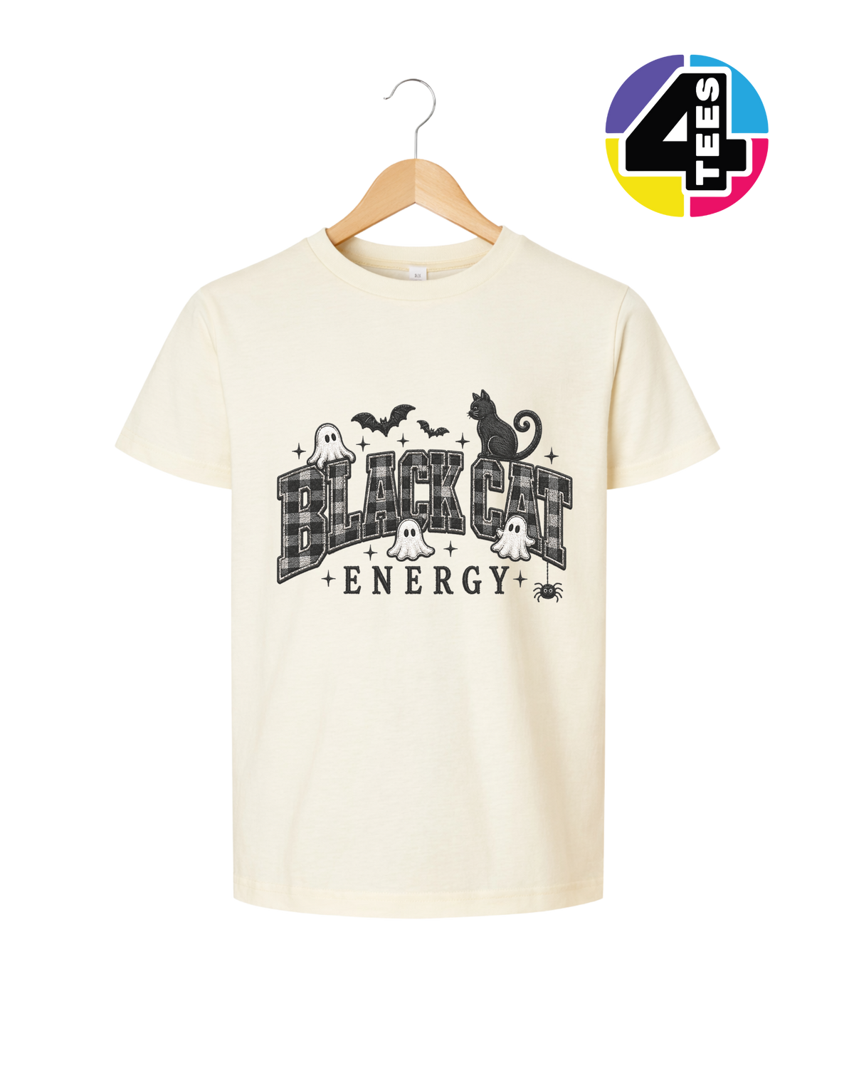 Black Cat Energy Youth Tee