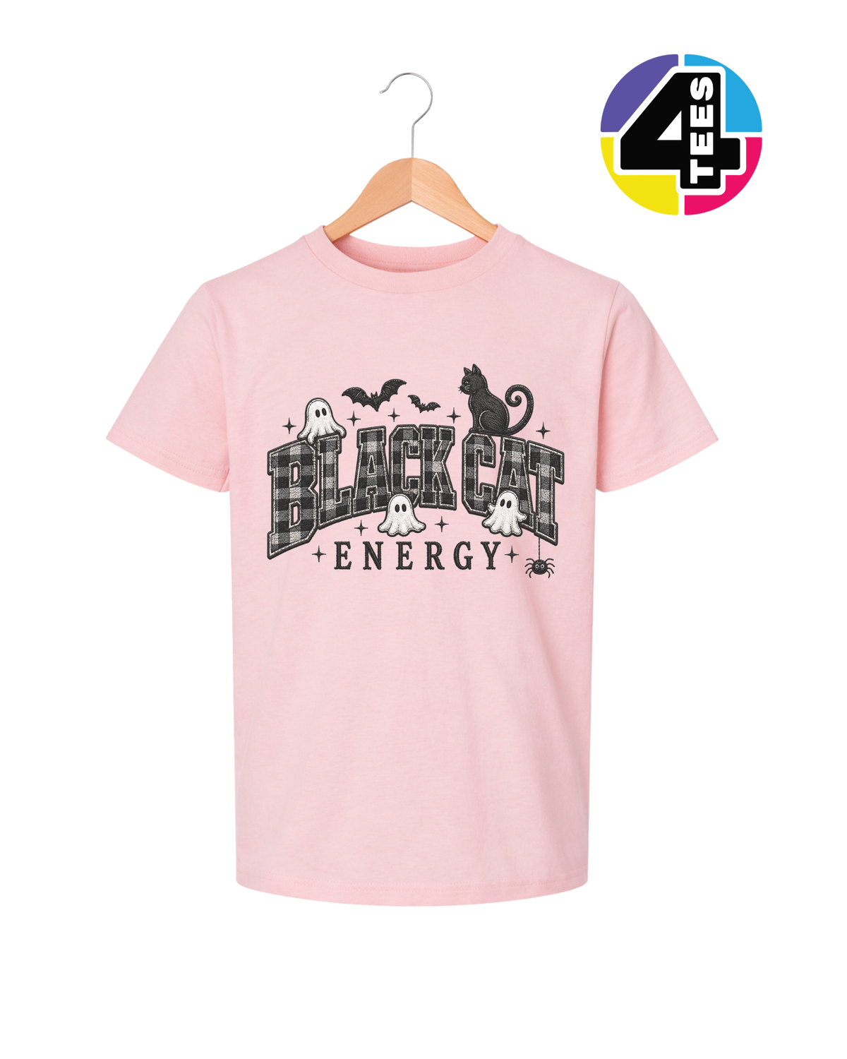 Black Cat Energy Youth Tee