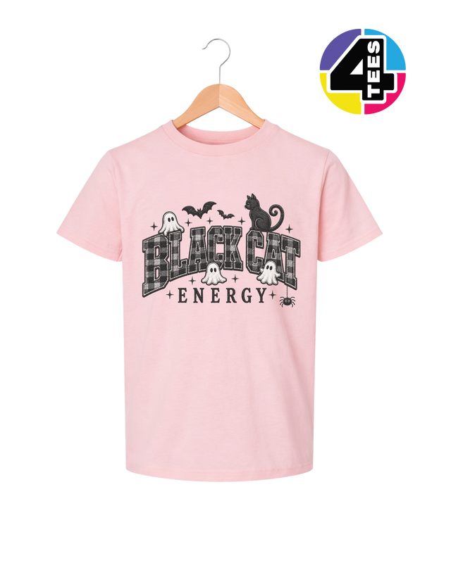 Black Cat Energy Youth Tee